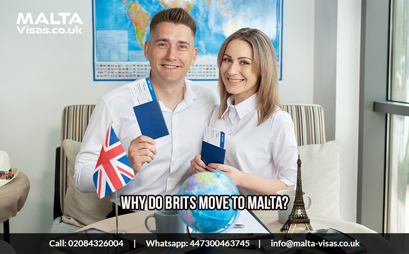 Why do Brits move to Malta?